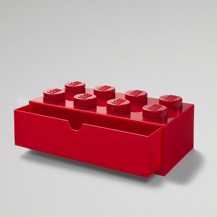 LEGO ® Pojemnik 8 szuflada czerwony