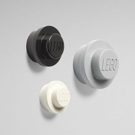 LEGO ® Wieszaki biały czarny szary