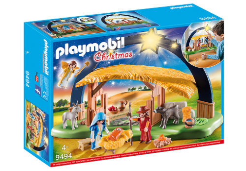 PLAYMOBIL 9494 Stajenka z oświetleniem