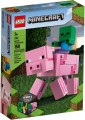LEGO ® 21157 MINECRAFT Minecraft BigFig - Świnka i mały zombie