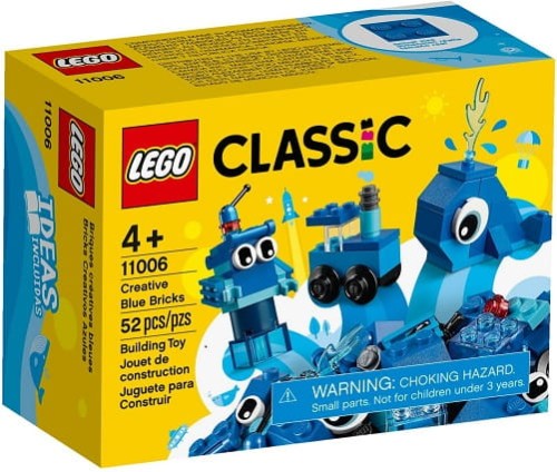 LEGO ® 11006 CLASSIC Niebieskie klocki kreatywne