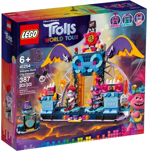 LEGO® TROLLS WORLD TOUR 41254 Koncert w Volcano Rock City