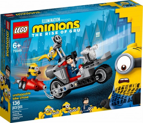 LEGO ® Minions 75549 Niepowstrzymany motocykl ucieka