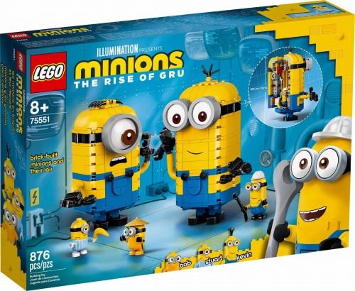 LEGO ® MINIONS 75551 Minionki z klocków i ich gniazdo