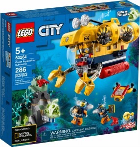 LEGO ® 60264 CITY Łódź podwodna badaczy oceanu 