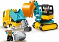LEGO ® 10931 DUPLO Ciężarówka i koparka gąsienicowa