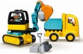 LEGO ® 10931 DUPLO Ciężarówka i koparka gąsienicowa