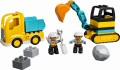 LEGO ® 10931 DUPLO Ciężarówka i koparka gąsienicowa