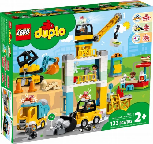LEGO ® 10933 DUPLO Żuraw wieżowy i budowa