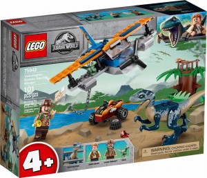 LEGO ® 75942 JURRASIC WORLD Welociraptor: na ratunek dwupłatowcem