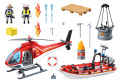 PLAYMOBIL 70335 Straż pożarna z łodzią i helikopterem