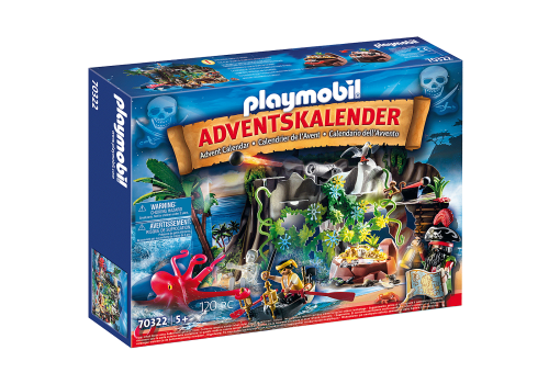 PLAYMOBIL 70322 Kalendarz adwentowy "Poszukiwania skarbu w zatoce piratów"