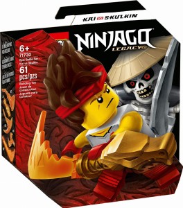LEGO ® 71730 NINJAGO Epicki zestaw bojowy-Kai kontra Szkielet