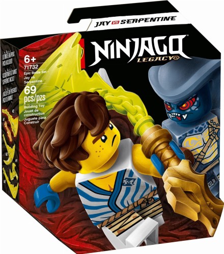 LEGO ® 71732 Ninjago Epicki zestaw bojowy-Jay kontra Wężon