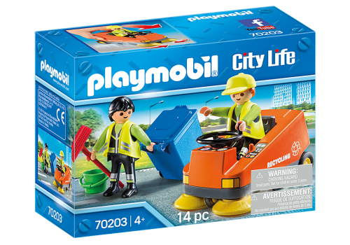PLAYMOBIL 70203 City Life Zamiatarka uliczna