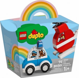 LEGO ® 10957 DUPLO Helikopter strażacki i radiowóz