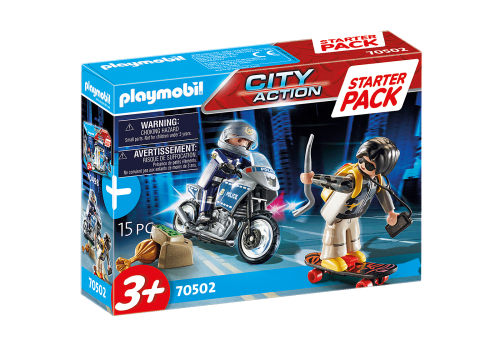 PLAYMOBIL 70502 CITY ACTION Starter Pack Policja - zestaw dodatkowy