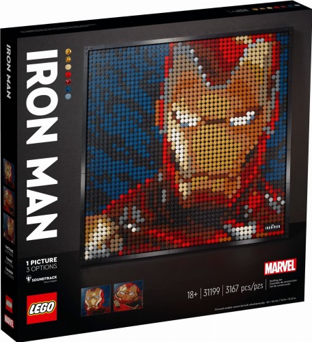 LEGO ® 31199 ART Iron Man z wytwórni Marvel Studios