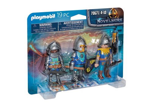 PLAYMOBIL 70671 NOVELMORE Trzech rycerzy Novelmore