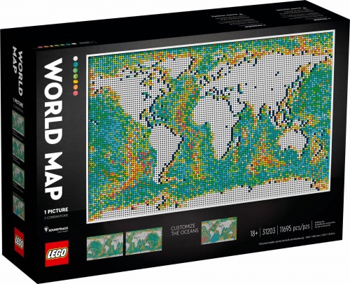 LEGO ® 31203 ART Mapa świata