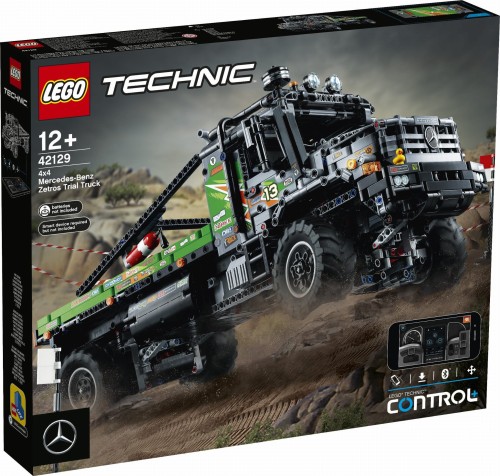 LEGO ® 42129 TECHNIC Ciężarówka Mercedes-Benz Zetros z napędem na 4 koła
