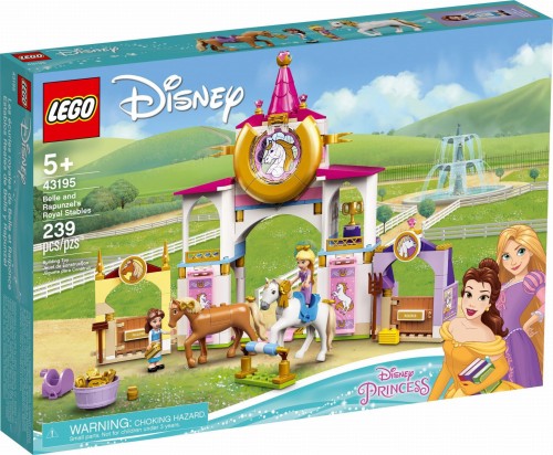 LEGO ® 43195 DISNEY Królewskie stajnie Belli i Roszpunki
