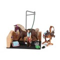 SCHLEICH 42438 Punkt mycia Horse Club z Emily i Luną