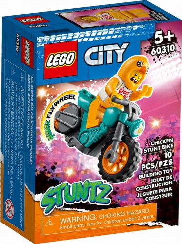 LEGO ® 60310 CITY Motocykl kaskaderski z kurczakiem
