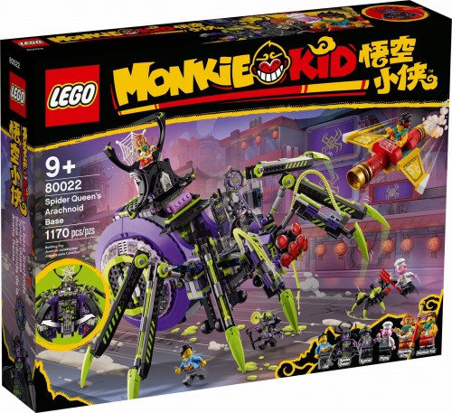 LEGO ® 80022 MONKIE KID Baza arachnoidów Spider Queen
