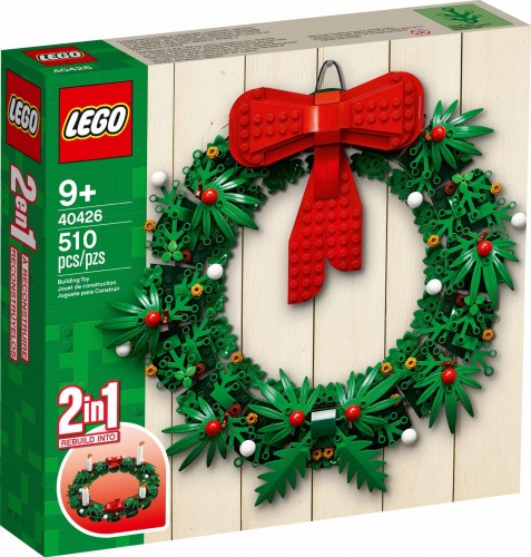 LEGO 40426 SEASONAL Bożonarodzeniowy wieniec 2 w 1