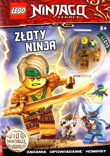 LEGO NINJAGO KOLOROWANKA Z NAKLEJKAMI