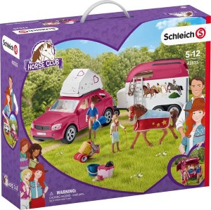 SCHLEICH 42535 Końskie przygody z samochodem i przyczepą