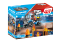 PLAYMOBIL 70820 Starter Pack Pokaz kaskaderski z quadem i płonącą rampą