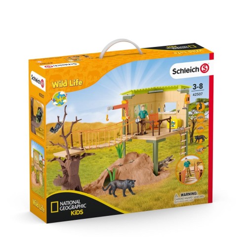 SCHLEICH 42507 Stacja poszukiwaczy przygód Wild Life