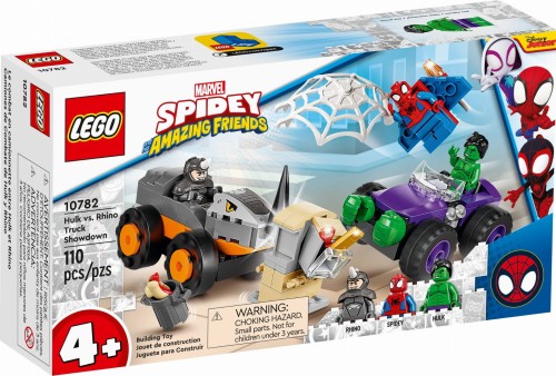 LEGO ® 10782 Hulk kontra Rhino - starcie pojazdów