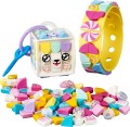 LEGO ® 41944 DOTS Cukierkowa kicia: bransoletka i zawieszka na torbę