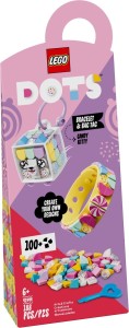 LEGO ® 41944 DOTS Cukierkowa kicia: bransoletka i zawieszka na torbę