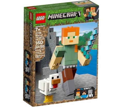 LEGO ® Minecraft 21149 BigFig - Alex z kurczakiem