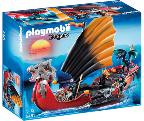 PLAYMOBIL 5481 Smoczy statek wojenny