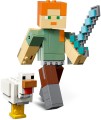 LEGO ® Minecraft 21149 BigFig - Alex z kurczakiem