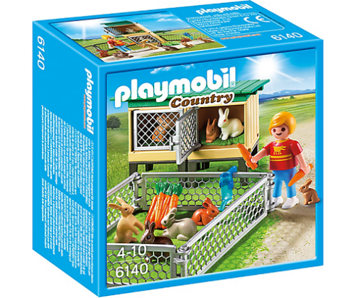 PLAYMOBIL 6140 Stajnia dla królików z wolnym wybiegiem