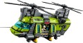 LEGO 60125 City Wulkany helikopter transportowy