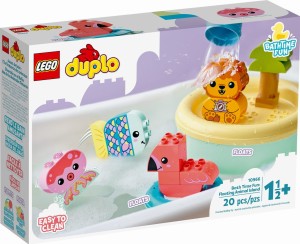 LEGO ® 10966 DUPLO Zabawa w kąpieli: pływająca wyspa ze zwierzątkami