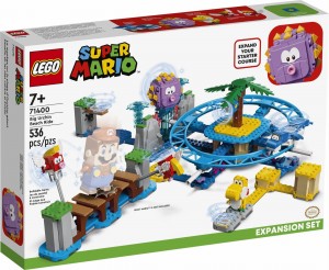LEGO ® 71400 SUPER MARIO Zestaw rozszerzający Duży jeżowiec i zabawa na plaży