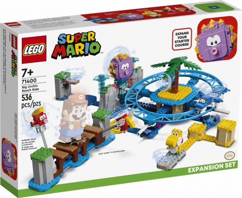LEGO ® 71400 SUPER MARIO Zestaw rozszerzający Duży jeżowiec i zabawa na plaży