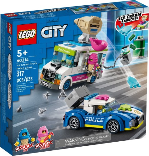 LEGO ® 60314 CITY Policyjny pościg za furgonetką z lodami