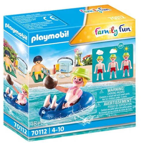 PLAYMOBIL 70112 FAMILY FUN Chłopiec z oponą do pływania