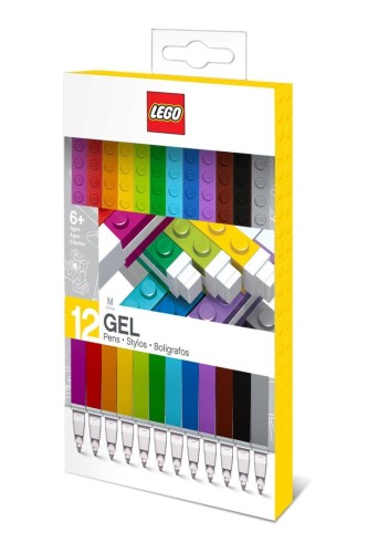 Kolorowe długopisy żelowe LEGO 51639 (12 szt.)