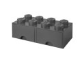 LEGO® Szuflada klocek Brick 8 (Ciemnoszary)