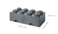 LEGO® Szuflada klocek Brick 8 (Ciemnoszary)